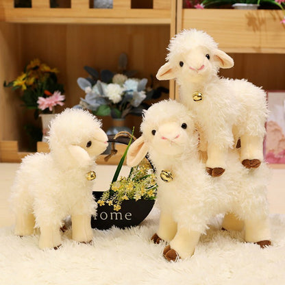 Pluche Lam Knuffel Met Bel – Realistisch Speelgoed Dier Voor Kinderen - KidsKorner