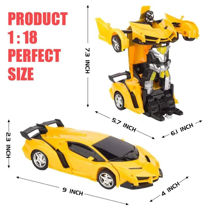 RC Transformeerbare Robot Auto Met Afstandsbediening - KidsKorner