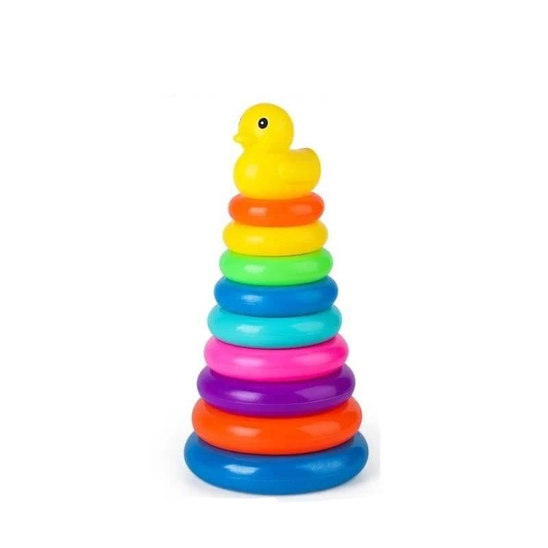 Regenboog Stapelringen Stapeltoren Voor Peuters - KidsKorner