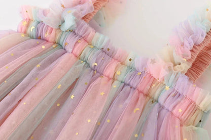 RegenBoogra Unicorn Tutu Jurk - Prinsessenjurk Meisjes - KidsKorner
