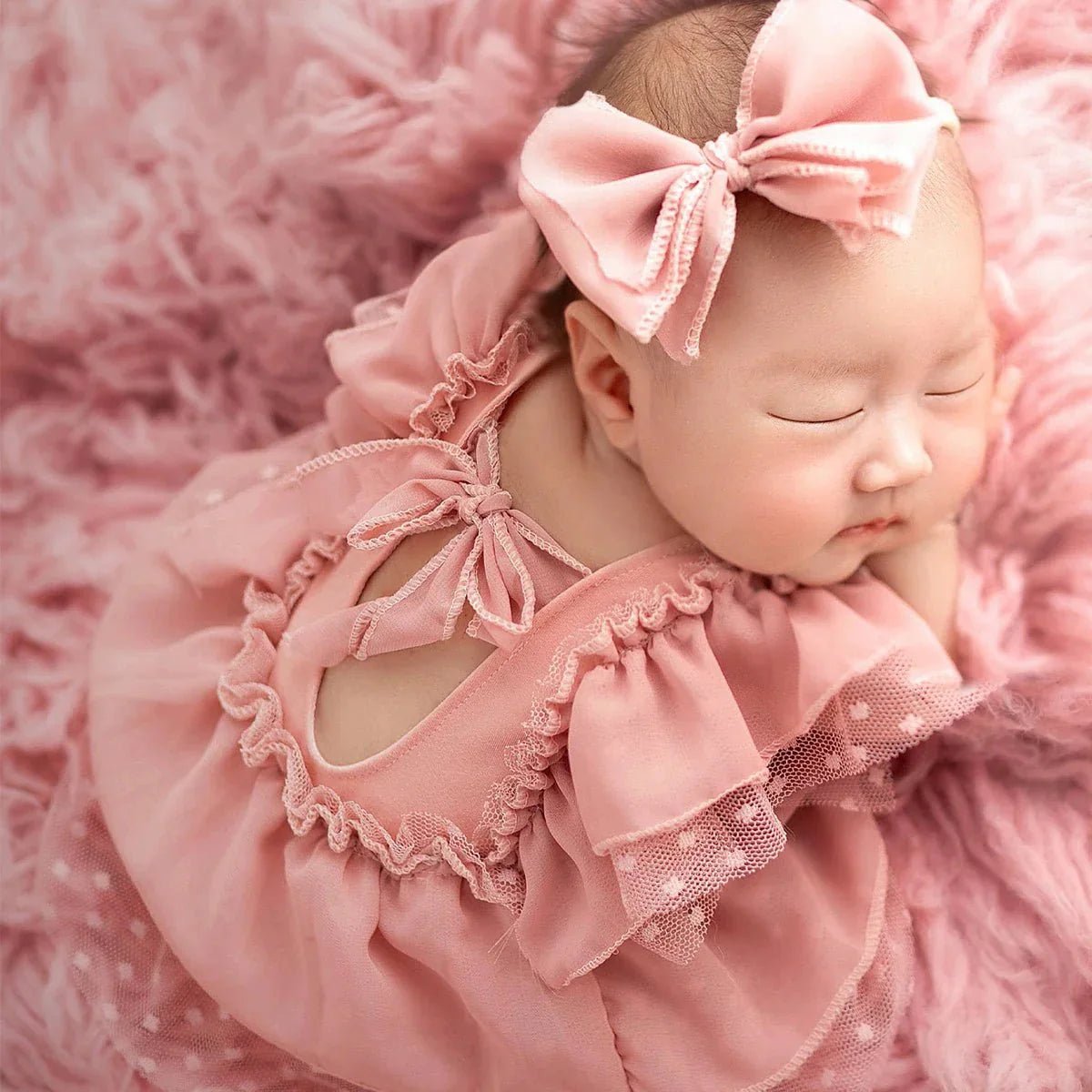 RozeViva Pasgeborene Fotoshoot Set - Baby Romper Outfit - KidsKorner