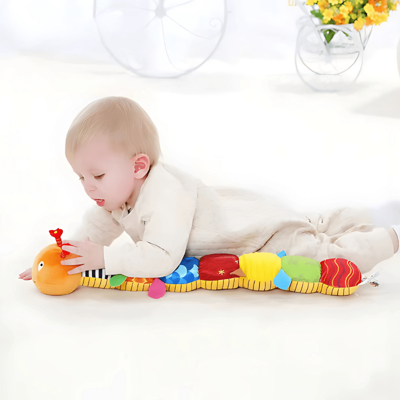 Sensorische Rups Knuffel Met Muziek Voor Baby - KidsKorner