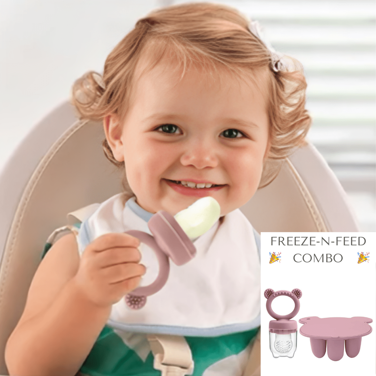 Snoetiva Fruitspeen Set - Voedingsspeen Met Invriesvorm - KidsKorner