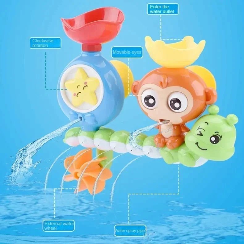 SpetterSpa Badwaterval Speelgoed – Waterbaan Met Zuignappen - KidsKorner