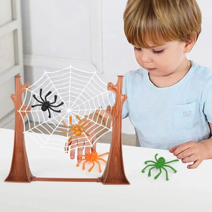 Spinnenweb Bordspel Met Springende Spinnen | Behendigheid En Strategie Voor Alle Leeftijden - KidsKorner