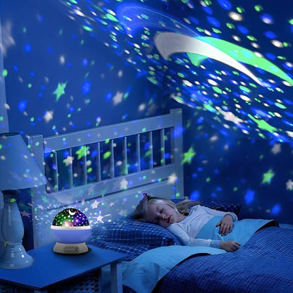 Sterren Projector Nachtlamp Kind – Sterrenhemel Nachtlampje - KidsKorner