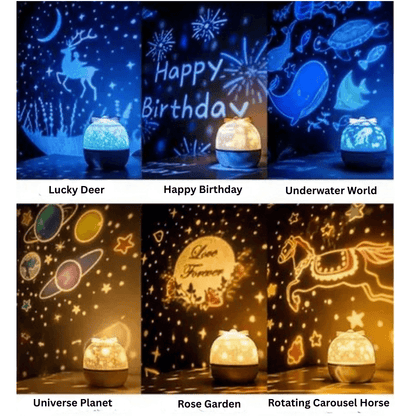 Sterrenprojector Nachtlamp Voor Kinderen Met Afstandsbediening - KidsKorner