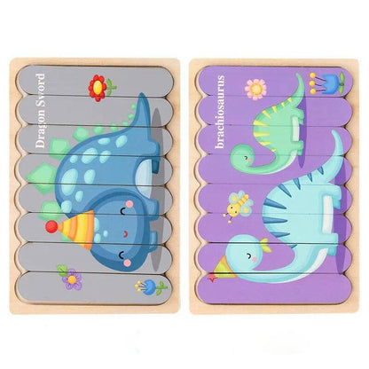 Strivano Montessori Houten Puzzel - KidsKorner
