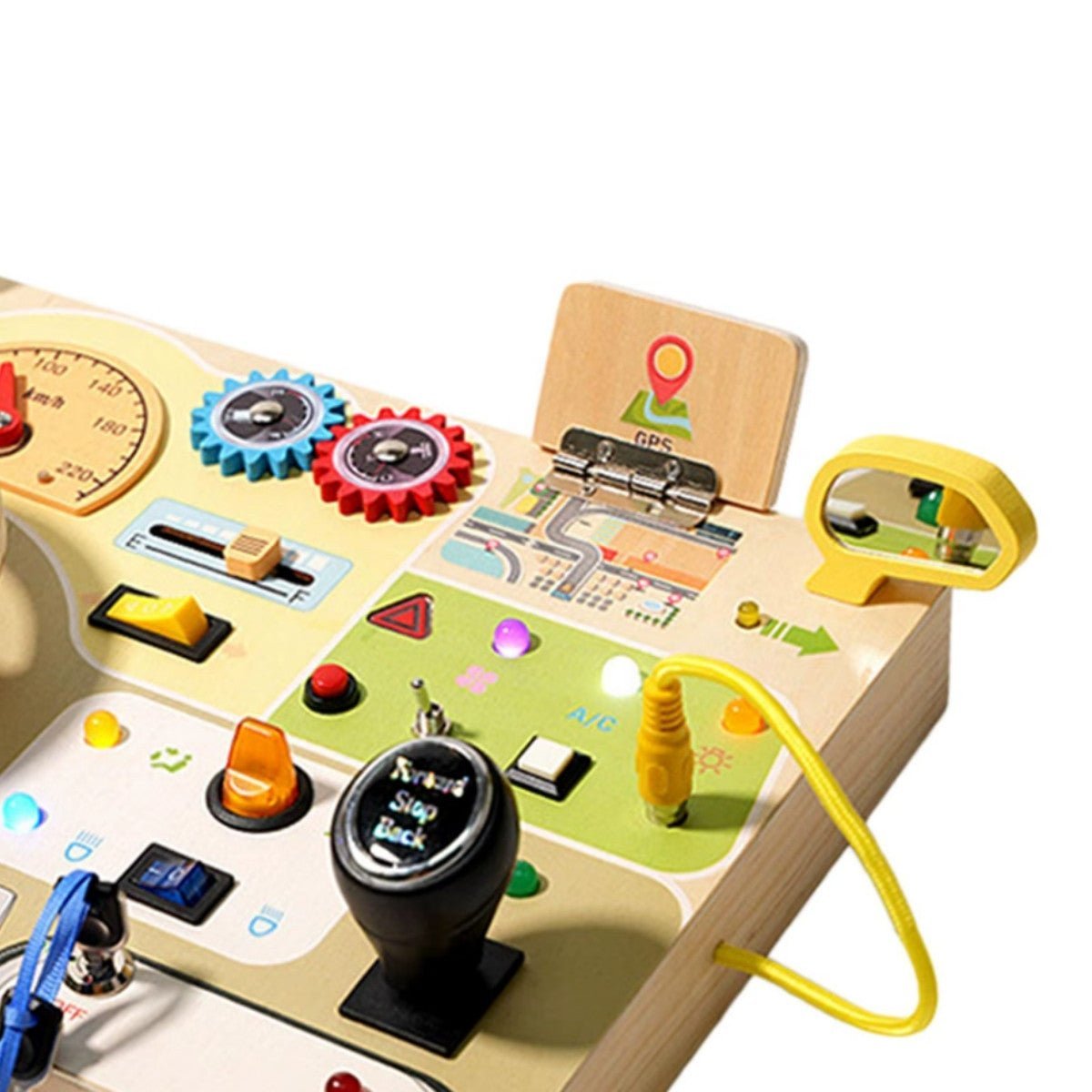 Stuurwiel Montessori Activiteitenbord - Busy Board - KidsKorner