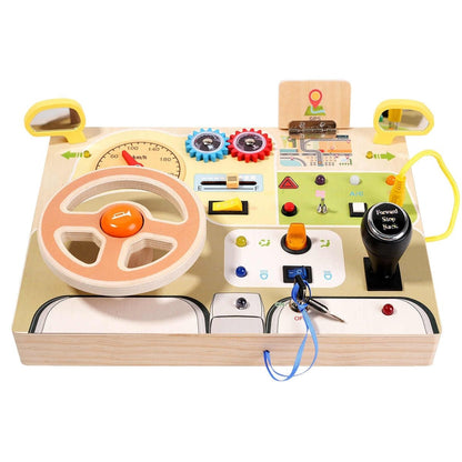 Stuurwiel Montessori Activiteitenbord - Busy Board - KidsKorner
