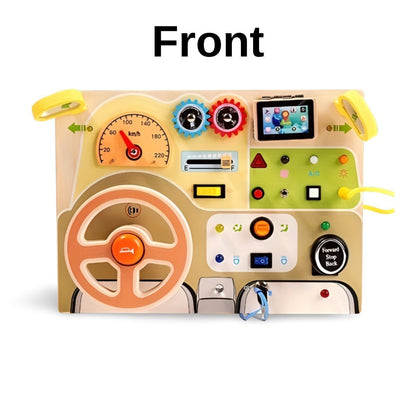 Stuurwiel Montessori Activiteitenbord - Busy Board - KidsKorner
