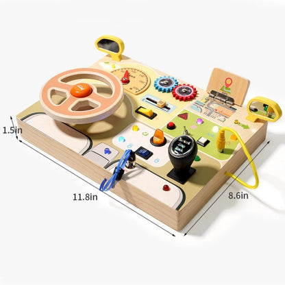 Stuurwiel Montessori Activiteitenbord - Busy Board - KidsKorner