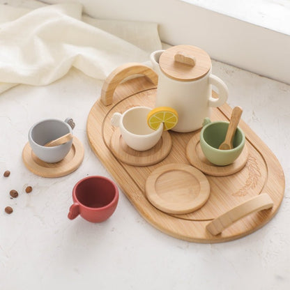 TeaLumi Houten Theeset Speelgoed Kinderservies - KidsKorner