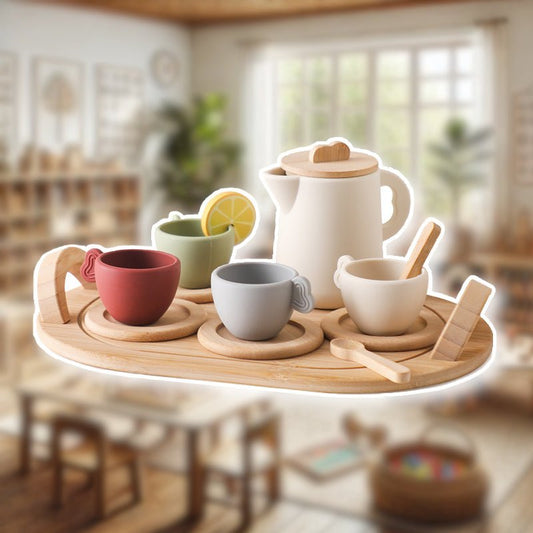 TeaLumi Houten Theeset Speelgoed Kinderservies - KidsKorner