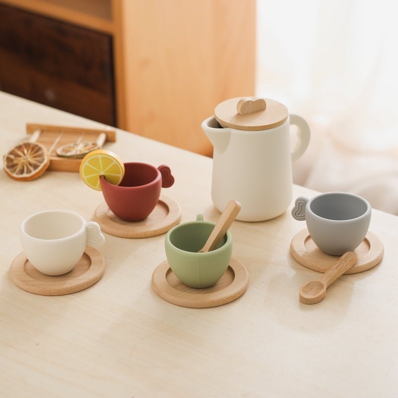 TeaLumi Houten Theeset Speelgoed Kinderservies - KidsKorner