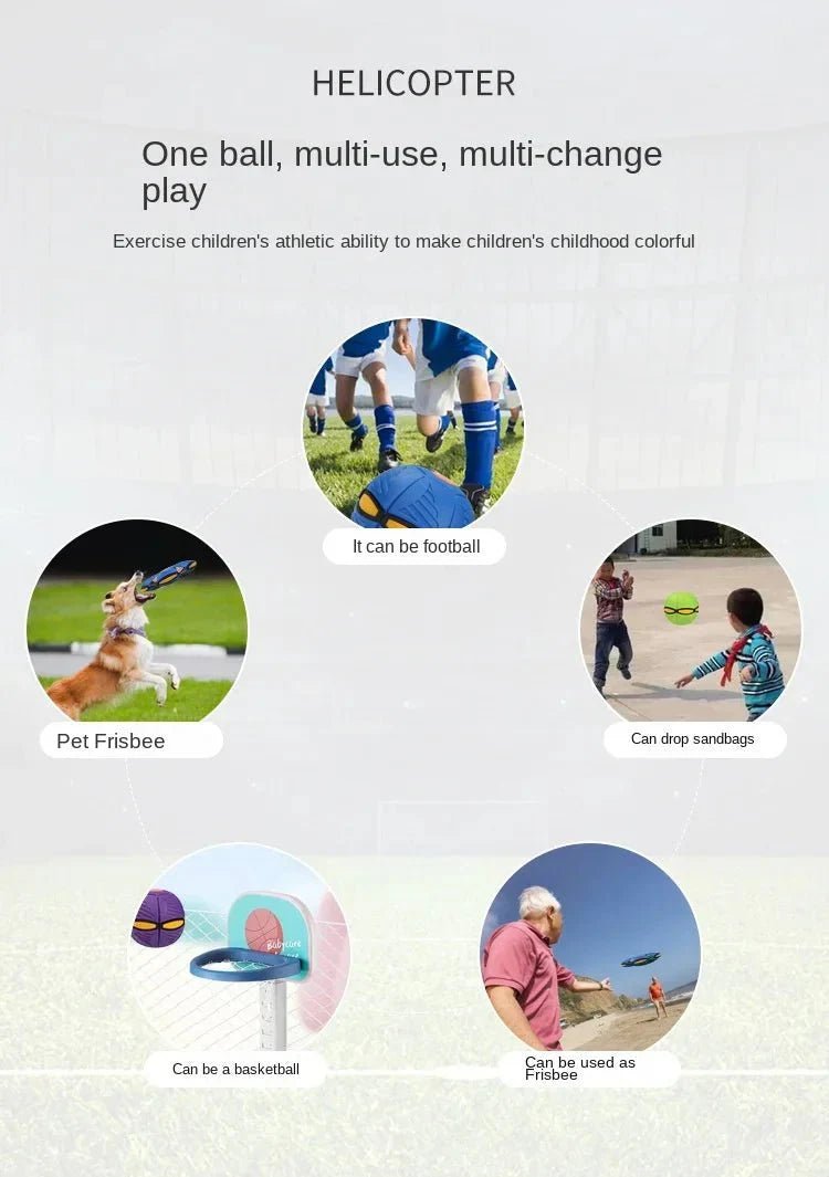 Transformeerbare Ufo Bal Frisbee Voor Buiten Spelen - KidsKorner