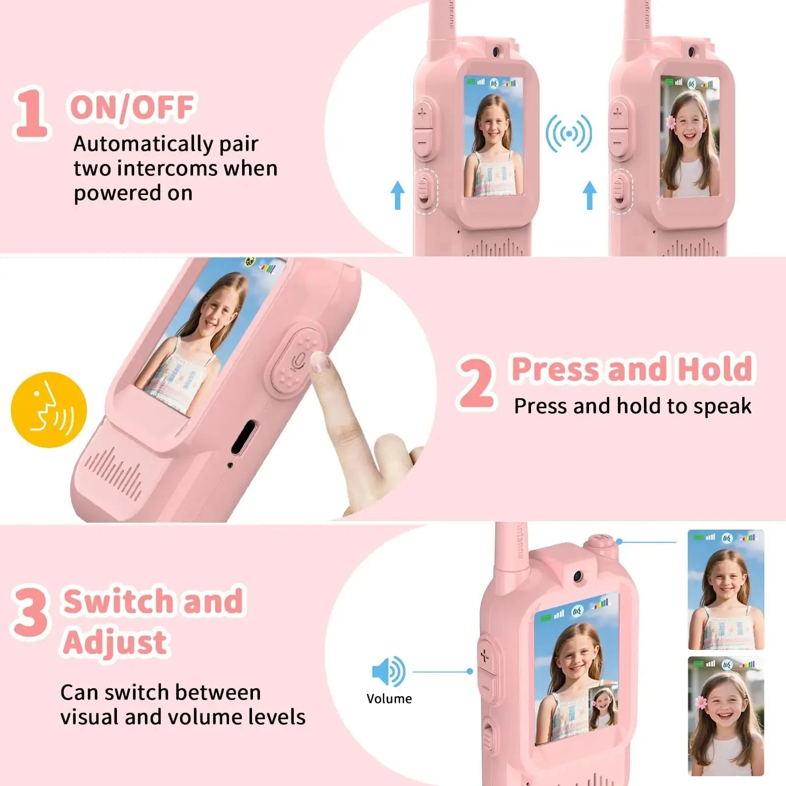 Video Walkie Talkie Voor Kinderen - Met Scherm - KidsKorner