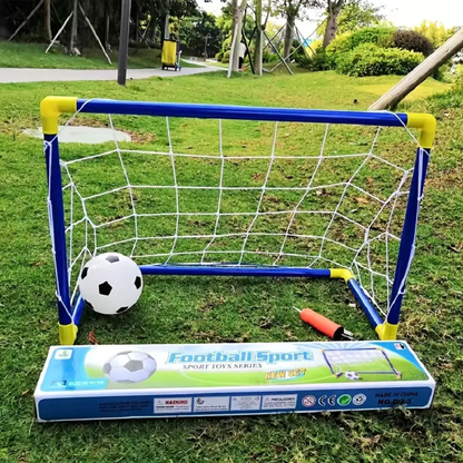 Voetbaldoel Voor Kinderen | Opvouwbaar Draagbaar Kunststof Binnen En Buiten - KidsKorner