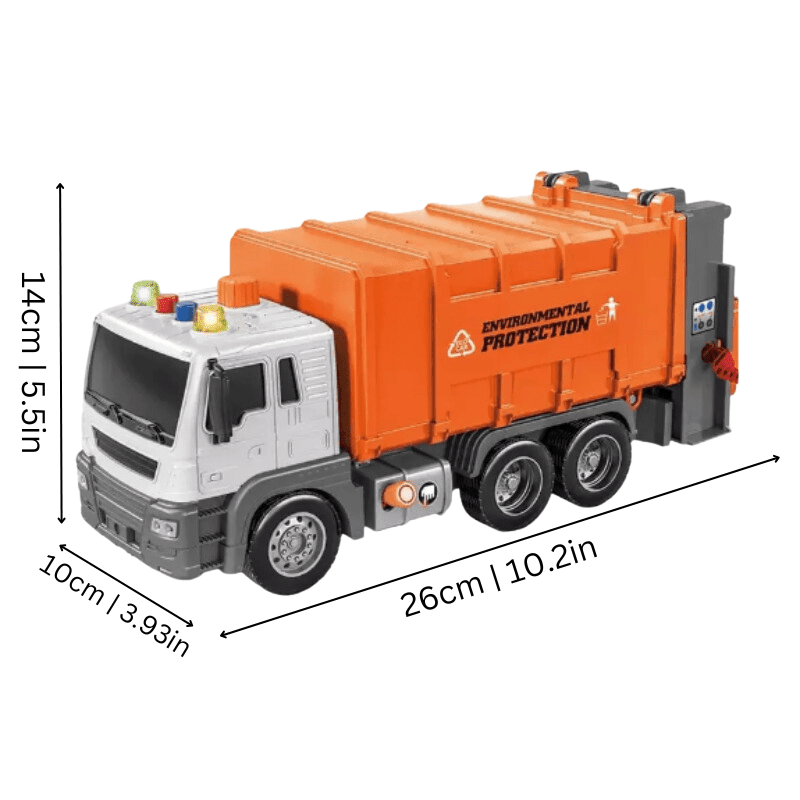 Vuilniswagen Speelgoed Met Containers - Recycling Speelset - KidsKorner