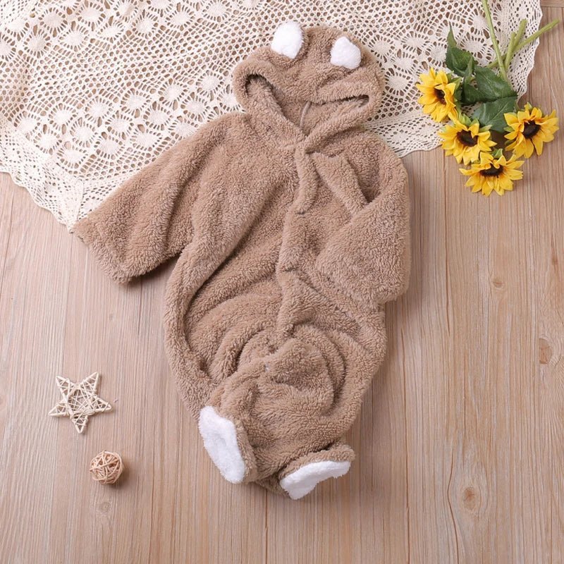 Warm Baby Boxpakje Met Capuchon En Lange Mouwen - KidsKorner