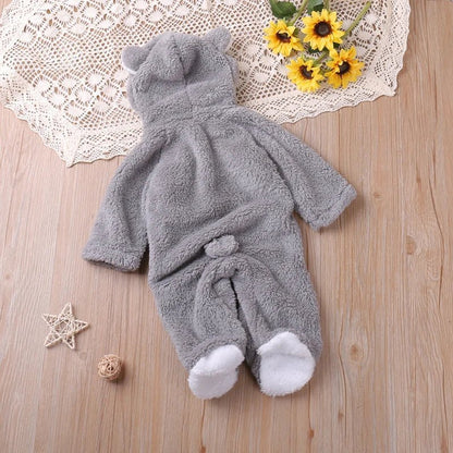 Warm Baby Boxpakje Met Capuchon En Lange Mouwen - KidsKorner