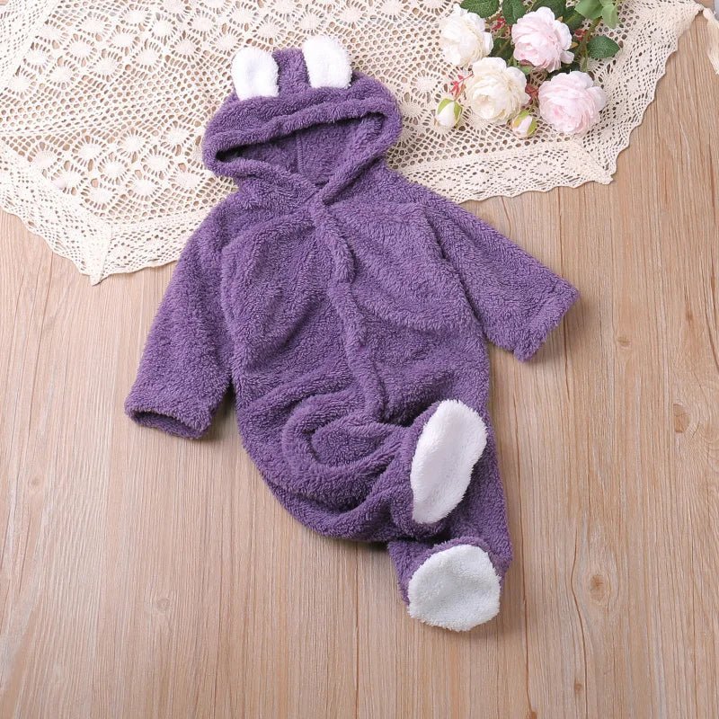 Warm Baby Boxpakje Met Capuchon En Lange Mouwen - KidsKorner