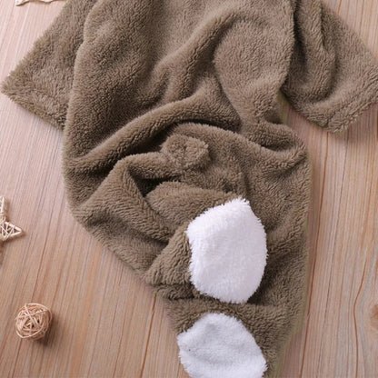 Warm Baby Boxpakje Met Capuchon En Lange Mouwen - KidsKorner