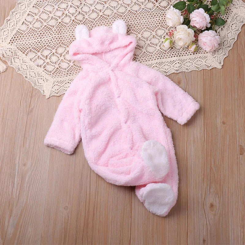 Warm Baby Boxpakje Met Capuchon En Lange Mouwen - KidsKorner
