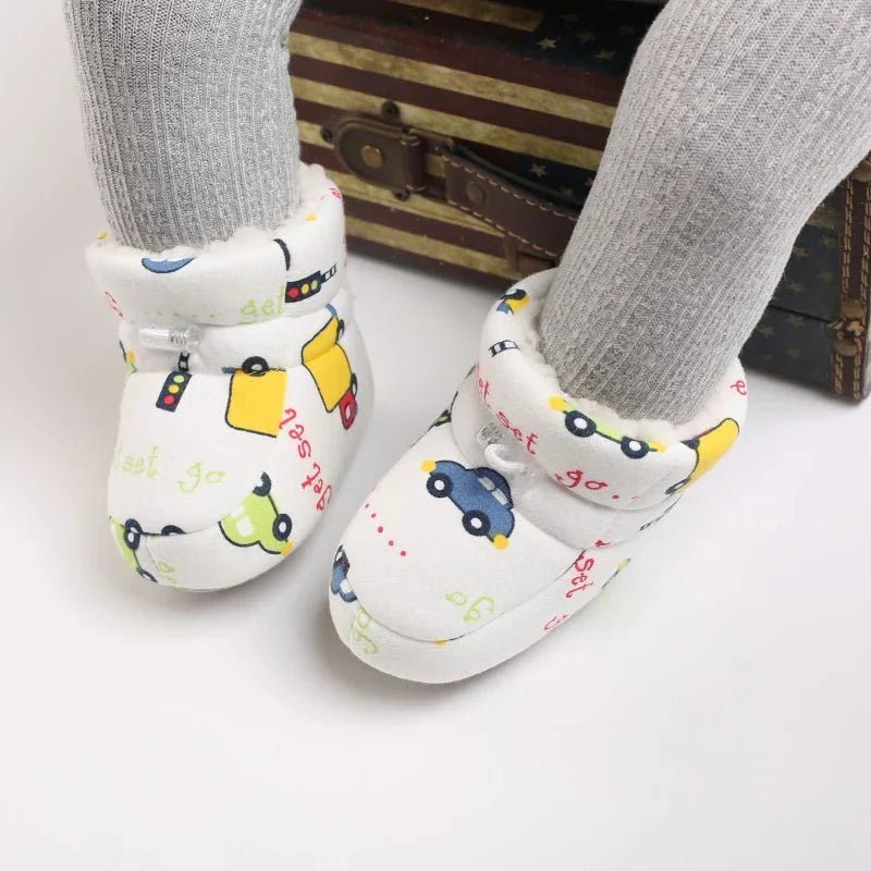 Warme Baby Winterslofjes Antislip Met Klittenband - KidsKorner