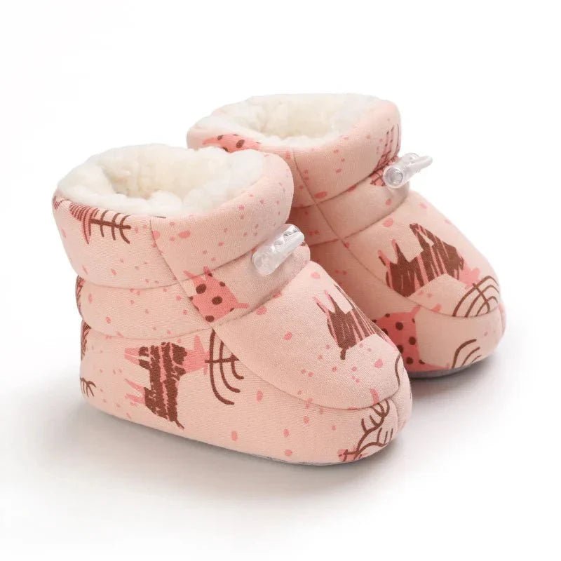Warme Baby Winterslofjes Antislip Met Klittenband - KidsKorner