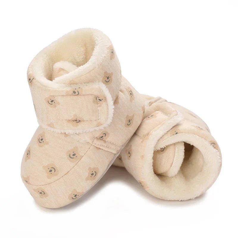 Warme Baby Winterslofjes Antislip Met Klittenband - KidsKorner