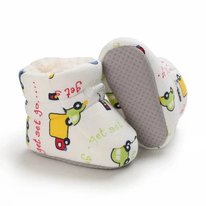 Warme Baby Winterslofjes Antislip Met Klittenband - KidsKorner