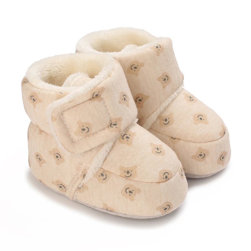 Warme Baby Winterslofjes Antislip Met Klittenband - KidsKorner