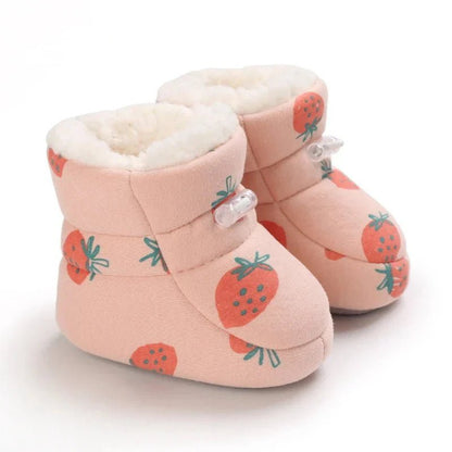 Warme Baby Winterslofjes Antislip Met Klittenband - KidsKorner