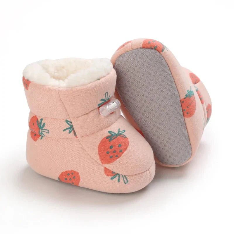 Warme Baby Winterslofjes Antislip Met Klittenband - KidsKorner