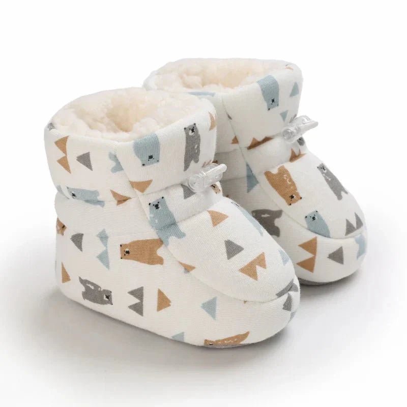 Warme Baby Winterslofjes Antislip Met Klittenband - KidsKorner