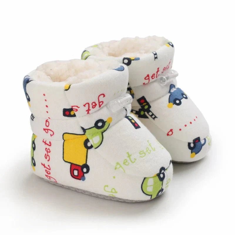 Warme Baby Winterslofjes Antislip Met Klittenband - KidsKorner
