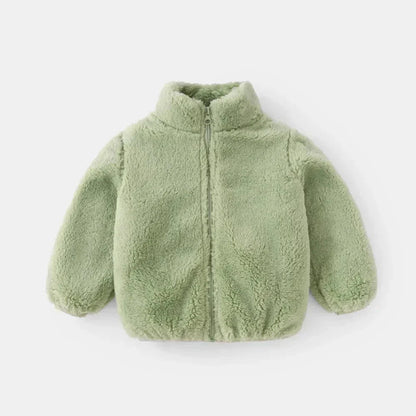 Warme Fleece Peuterjas Met Rits - KidsKorner
