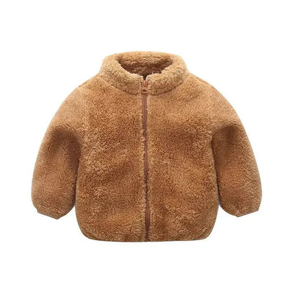 Warme Fleece Peuterjas Met Rits - KidsKorner