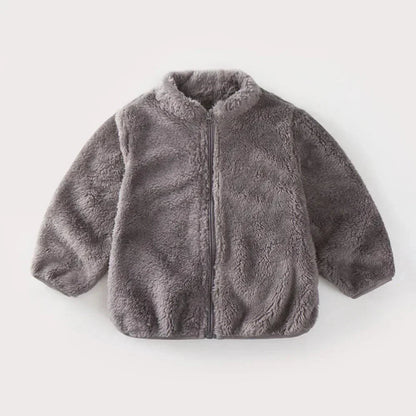 Warme Fleece Peuterjas Met Rits - KidsKorner