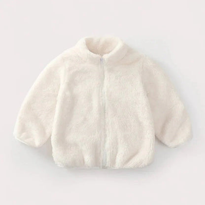 Warme Fleece Peuterjas Met Rits - KidsKorner