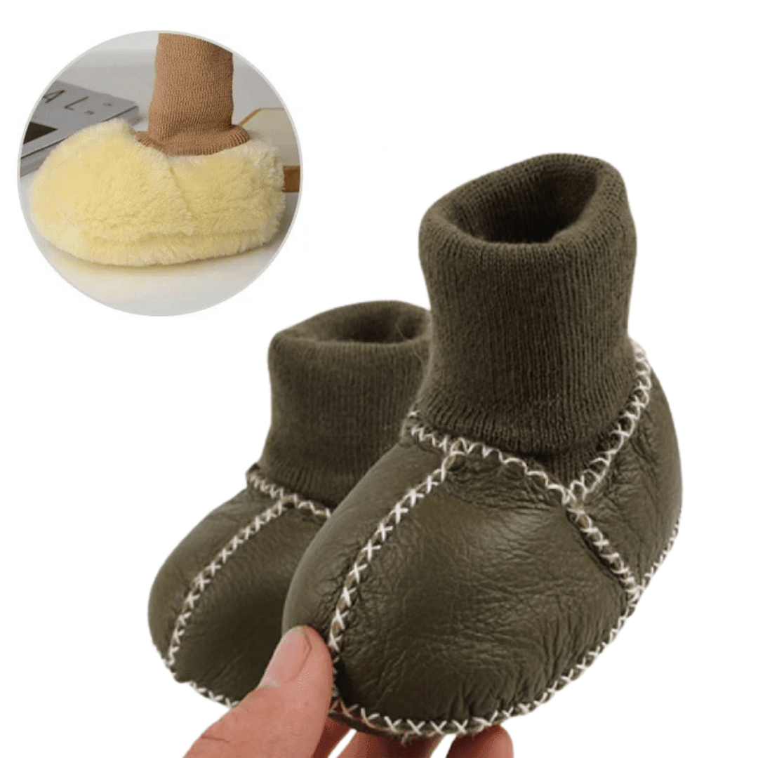 WarmSteps Babyslofjes - Antislip en Knus voor de Koude Wintermaanden - KidsKorner