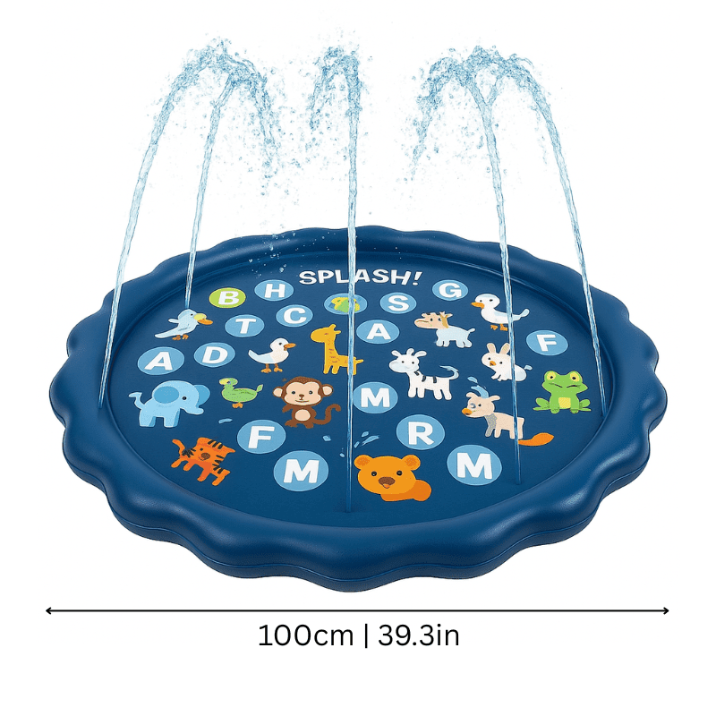 Waterspeelmat Met Fontein - Splashmat Voor Tuin - KidsKorner