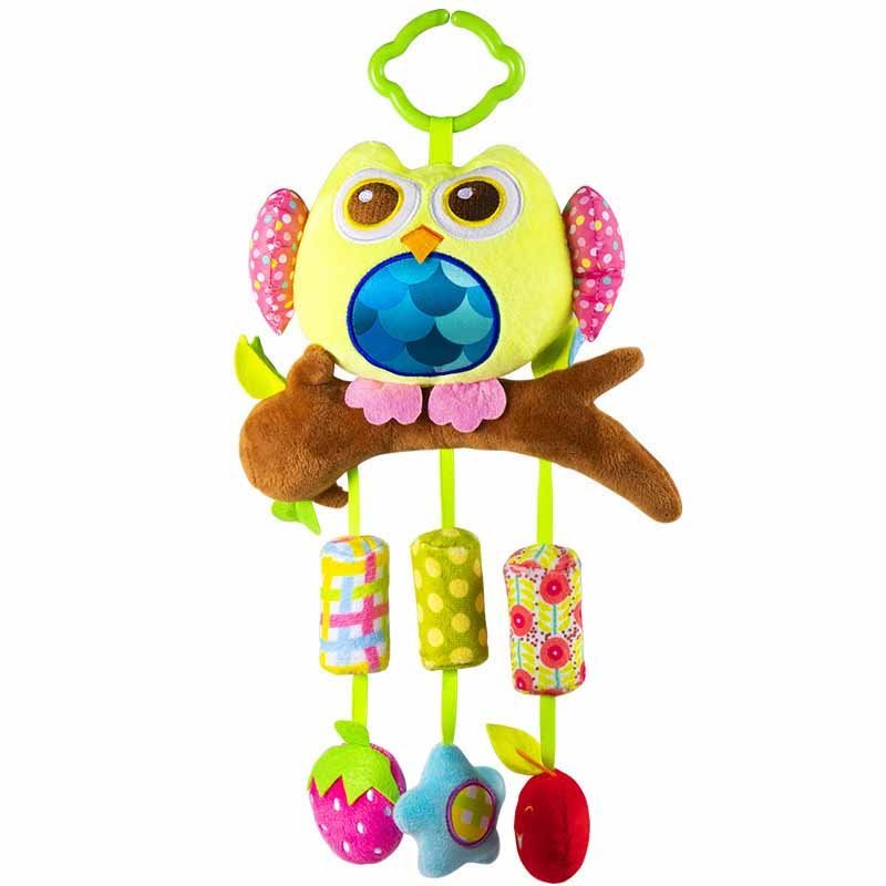 WiegVriend Kinderwagenhanger - Boxhanger Met Rammelaar - KidsKorner