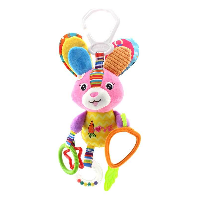 WiegVriend Kinderwagenhanger - Boxhanger Met Rammelaar - KidsKorner