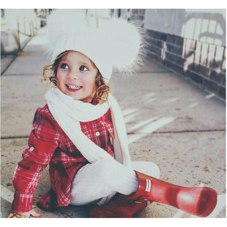 WinterWolk Pomponmuts Kind - Babymuts Peutermuts - 1 t/m 6 jaar - KidsKorner