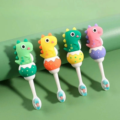 Zachte Dino Kinder Tandenborstel Voor Peuters En Kleuters - KidsKorner