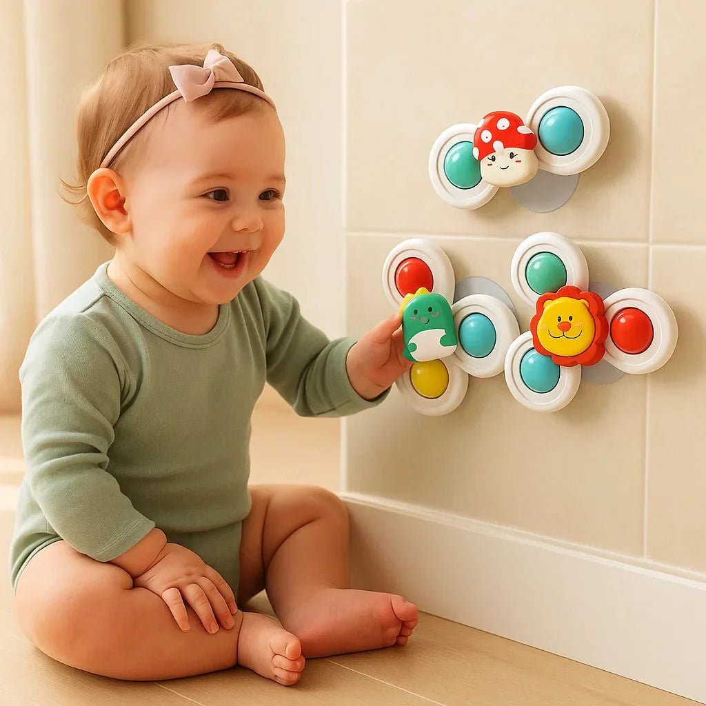 Zuignap Draaispeelgoed Set 3 Stuks Voor Baby En Peuter - KidsKorner