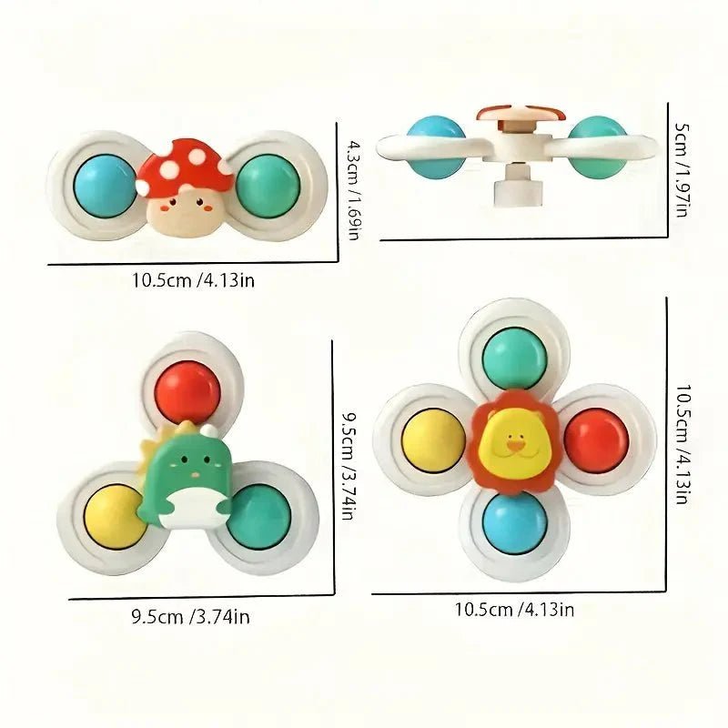 Zuignap Draaispeelgoed Set 3 Stuks Voor Baby En Peuter - KidsKorner