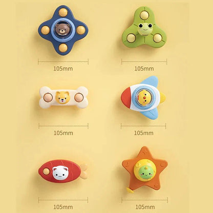 Zuignap Spinner Draaispeeltje Voor Peuters – Badspeelgoed - KidsKorner